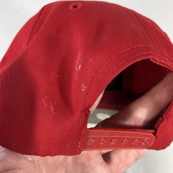 ST LOUIS CARDINALS 47 BRAND HAT CAP KIDS ONE SIZE SNAPBACK RED DISCOLORED OSFM - Picture 4 of 12